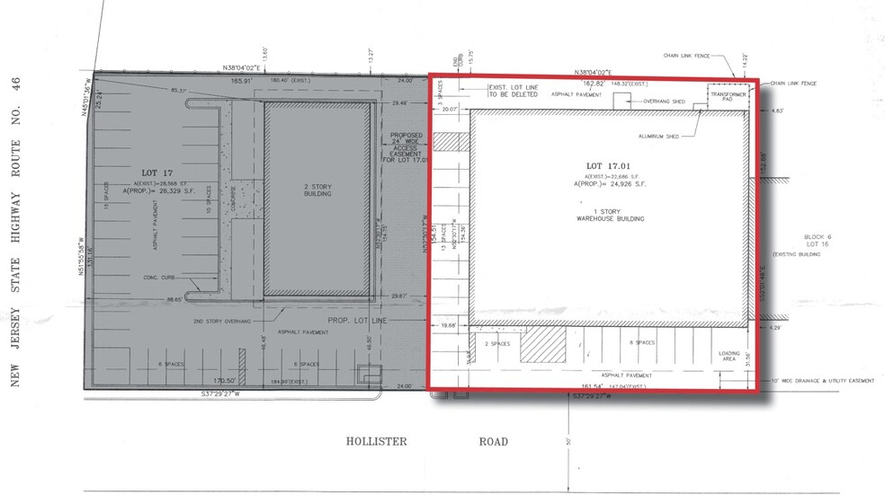 50 Hollister Rd, Teterboro, NJ for sale - Site Plan - Image 2 of 2