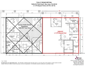 1648 Tully Rd, San Jose, CA for rent Floor Plan- Image 1 of 1