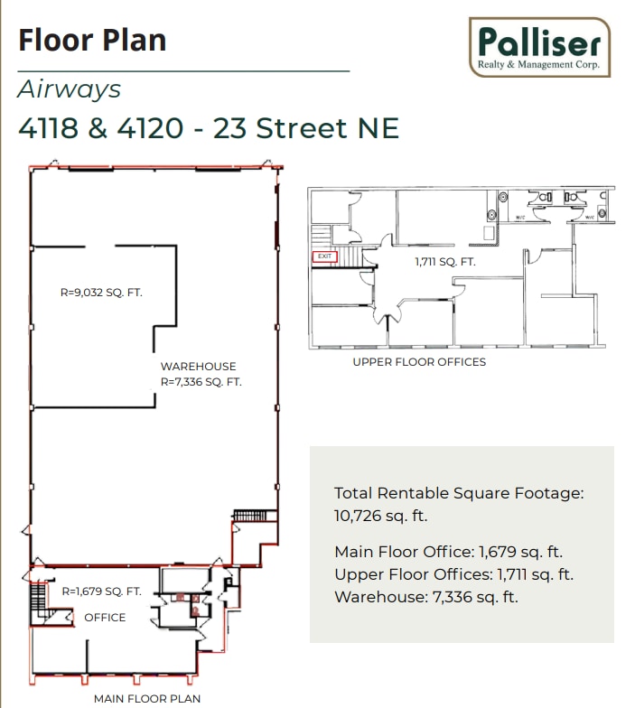 4120 23 St NE, Calgary, AB to rent Floor Plan- Image 1 of 1