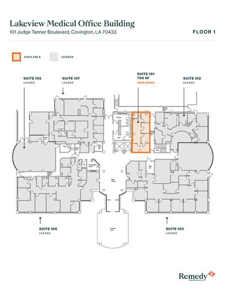 101 Judge Tanner Blvd, Covington, LA for rent - Floor Plan - Image 2 of 6