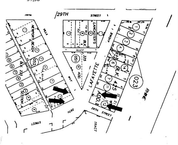 2800 Lafayette Ave, Newport Beach, CA for rent - Plat Map - Image 2 of 8