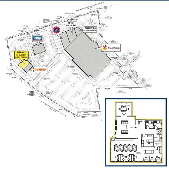 107-111 Highway 35, Keyport, NJ for rent - Site Plan - Image 3 of 3