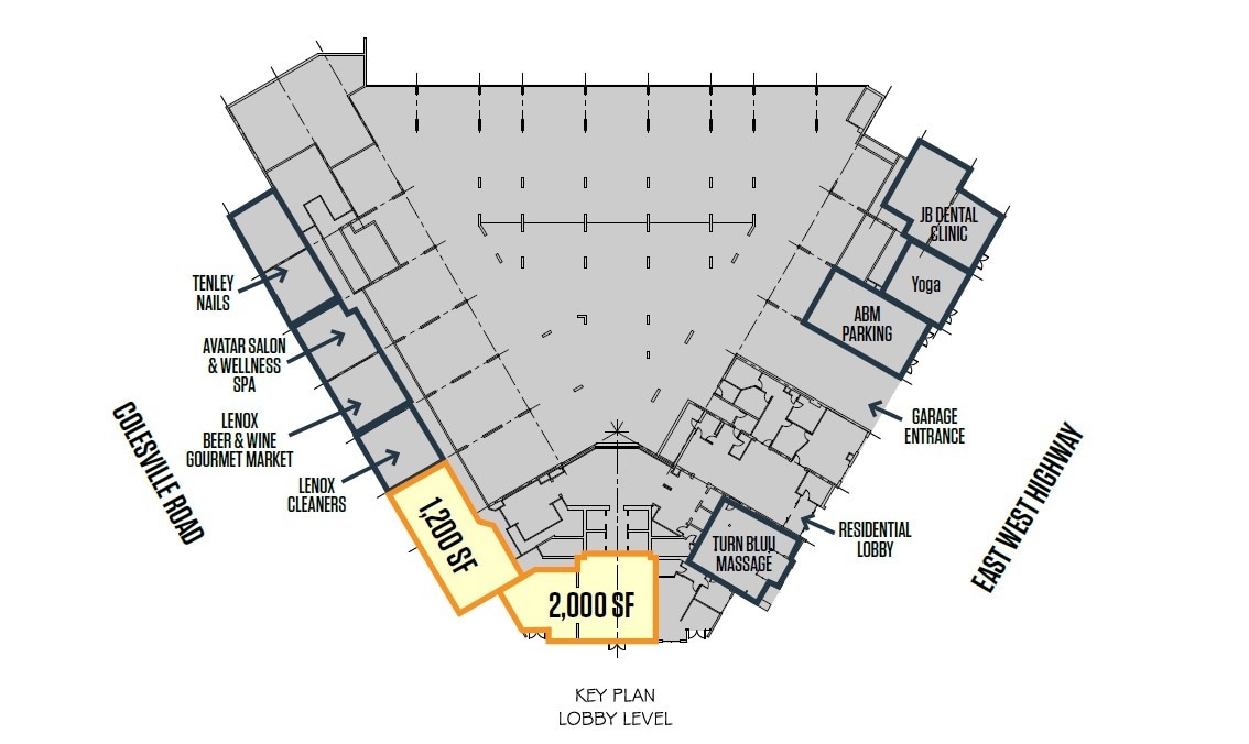 1400 E West Hwy, Silver Spring, MD for rent Site Plan- Image 1 of 1