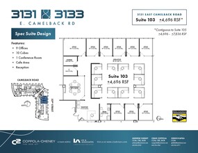 3131 E Camelback Rd, Phoenix, AZ for rent Floor Plan- Image 1 of 1