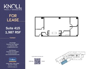 15400 Knoll Trail Dr, Dallas, TX for rent Floor Plan- Image 1 of 2