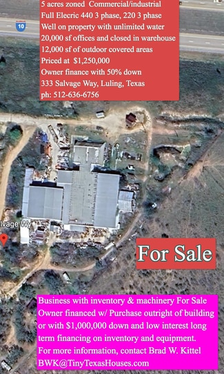 More details for 333 Salvage Way, Luling, TX - Industrial for Sale