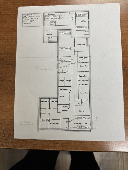 911 Medical Centre Dr, Arlington, TX for rent - Floor Plan - Image 2 of 23