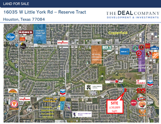 More details for 16035 W Little York Rd, Houston, TX - Land for Sale