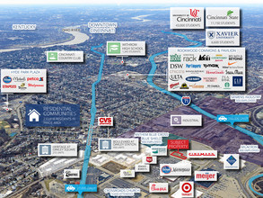 4615 Factory Colony Ln, Cincinnati, OH - aerial  map view