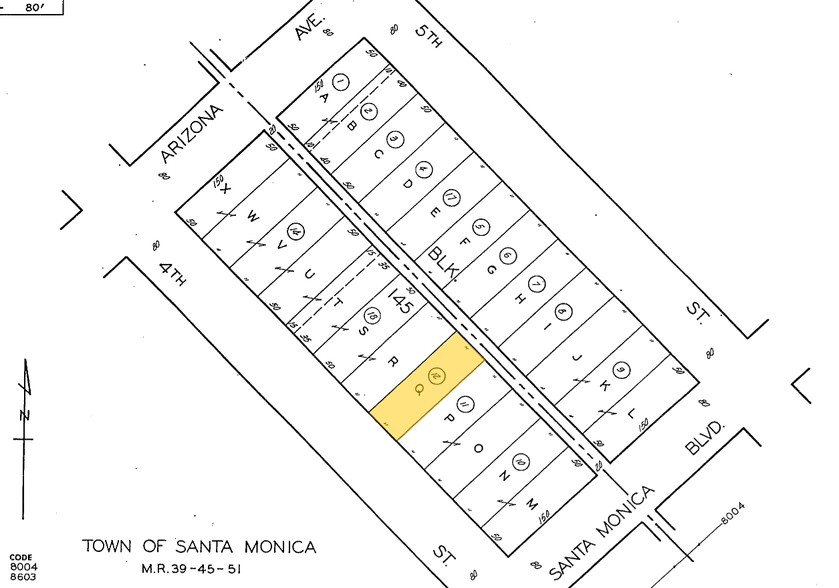 1335 4th St, Santa Monica, CA for rent - Plat Map - Image 3 of 3