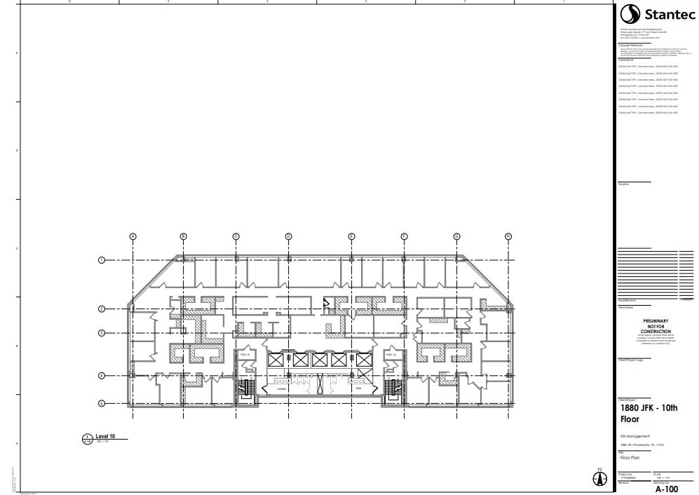 1880 John F Kennedy Blvd, Philadelphia, PA for rent Floor Plan- Image 1 of 1