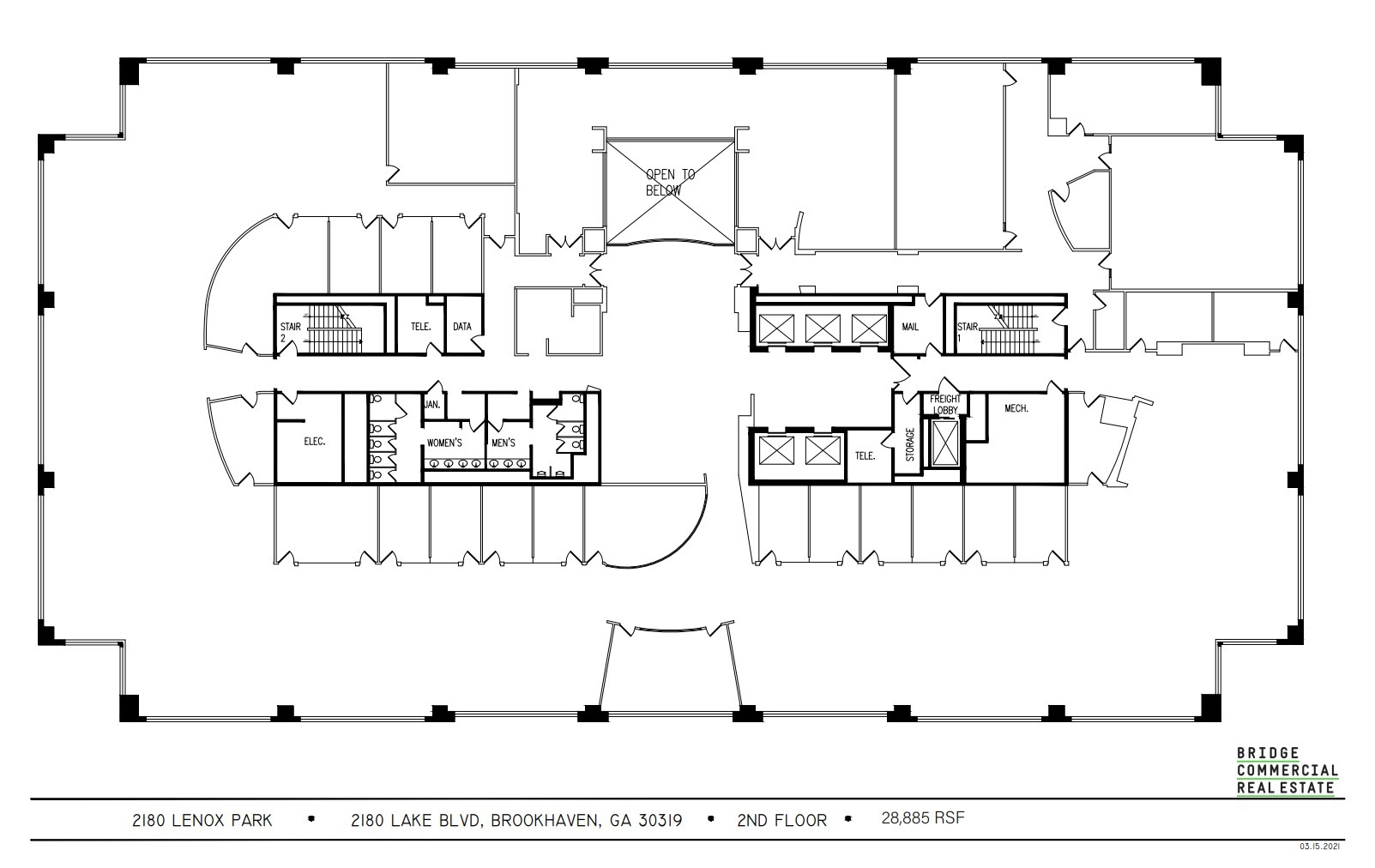 1277 Lenox Park Blvd, Atlanta, GA for rent Floor Plan- Image 1 of 1