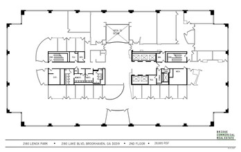 1277 Lenox Park Blvd, Atlanta, GA for rent Floor Plan- Image 1 of 1