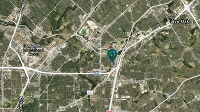 4633 Perrin Crk, San Antonio, TX - aerial  map view