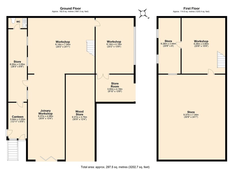 Cross St, Tenbury Wells for sale - Floor Plan - Image 2 of 3