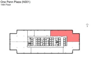 PENN 1, New York, NY for rent Floor Plan- Image 2 of 2