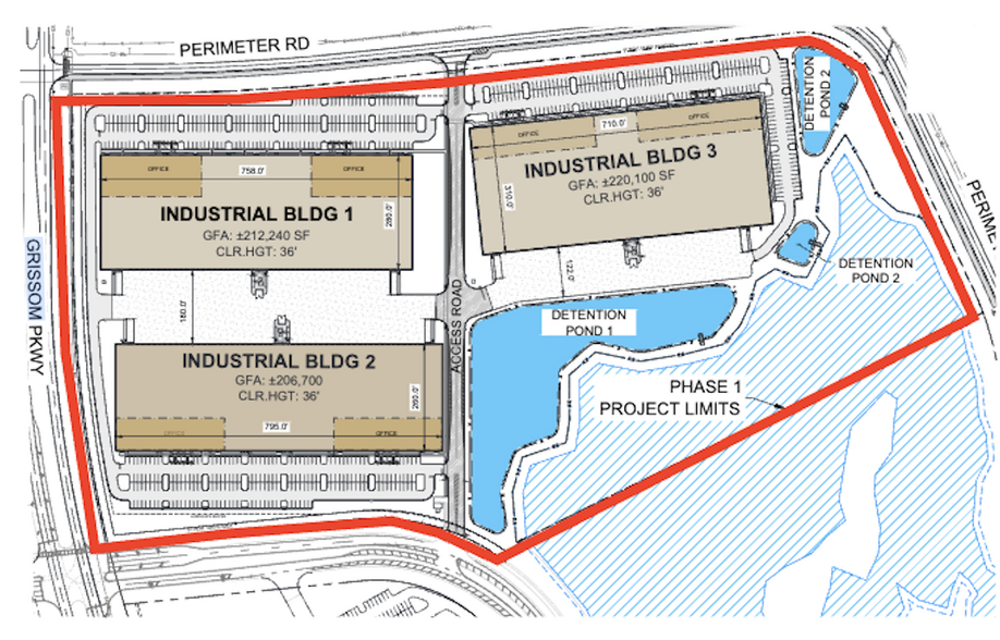 1325 Perimeter Rd, Titusville, FL for rent - Site Plan - Image 3 of 10