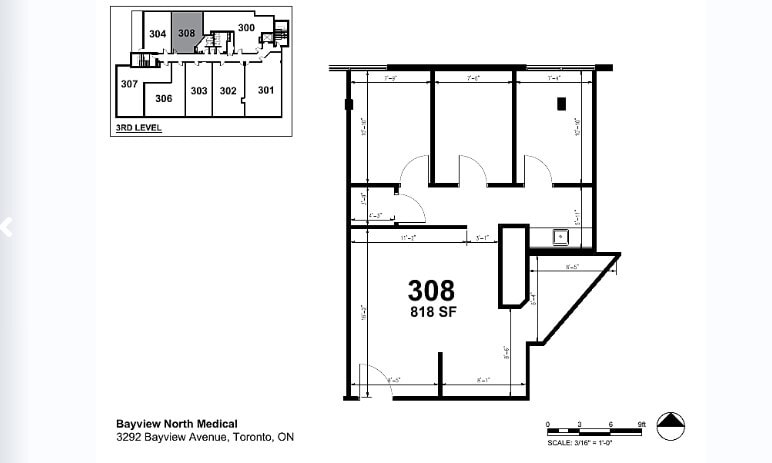 3292 Bayview Ave, Toronto, ON to rent Floor Plan- Image 1 of 1