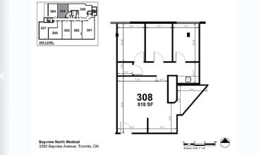 3292 Bayview Ave, Toronto, ON to rent Floor Plan- Image 1 of 1
