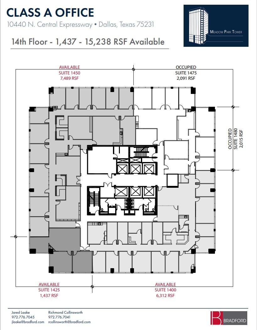 10440 N Central Expy, Dallas, TX for rent Floor Plan- Image 1 of 2