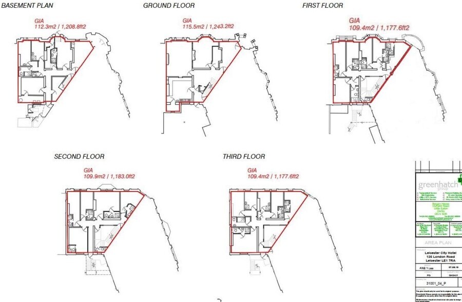 125 London Rd, Leicester for sale - Floor Plan - Image 1 of 1