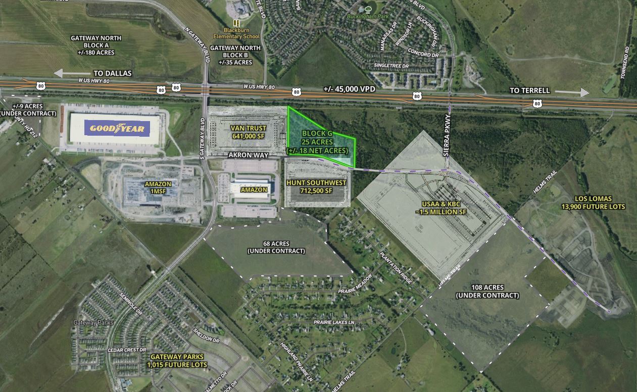 Highway 80 & Gateway Blvd, Forney 75126 Gateway Forney Block G