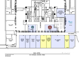 910 Louisiana St, Houston, TX for rent Site Plan- Image 1 of 1