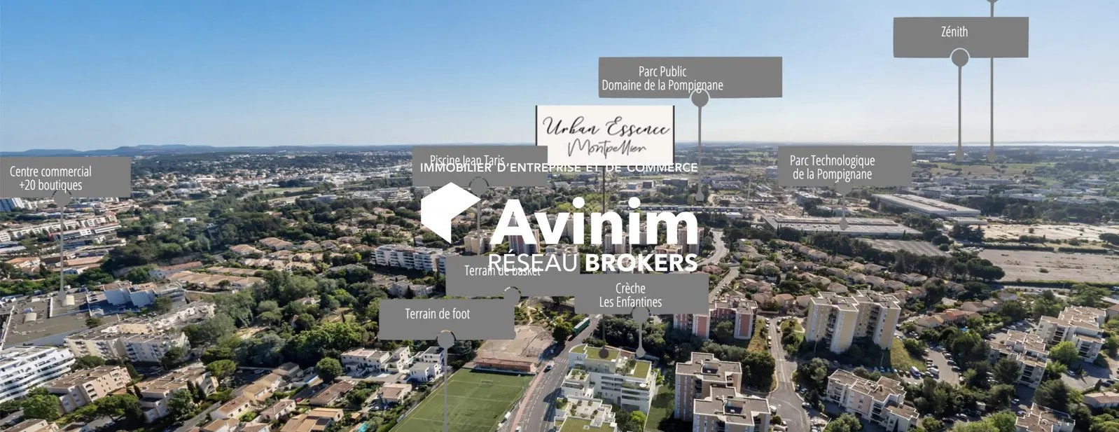 Retail in Montpellier to rent Aerial- Image 1 of 4