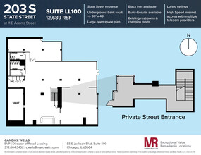 11 E Adams St, Chicago, IL for rent Floor Plan- Image 1 of 17