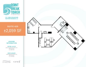 17011 Beach Blvd, Huntington Beach, CA for rent Floor Plan- Image 1 of 2