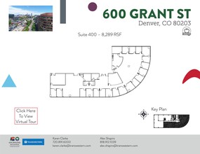 600 Grant St, Denver, CO for rent Site Plan- Image 1 of 2