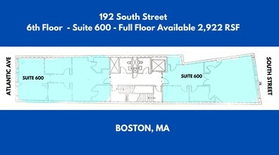 192 South St, Boston, MA to rent Floor Plan- Image 1 of 1