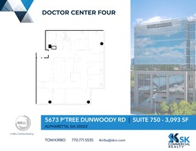 5673 Peachtree Dunwoody Rd NE, Atlanta, GA for rent Site Plan- Image 1 of 2