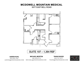 9377 E Bell Rd, Scottsdale, AZ for rent Floor Plan- Image 1 of 1