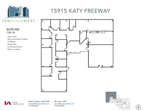 15915 Katy Fwy, Houston, TX for rent Floor Plan- Image 1 of 2