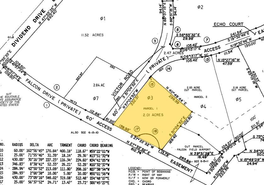 6 Falcon Dr, Peachtree City, GA for rent - Plat Map - Image 2 of 6