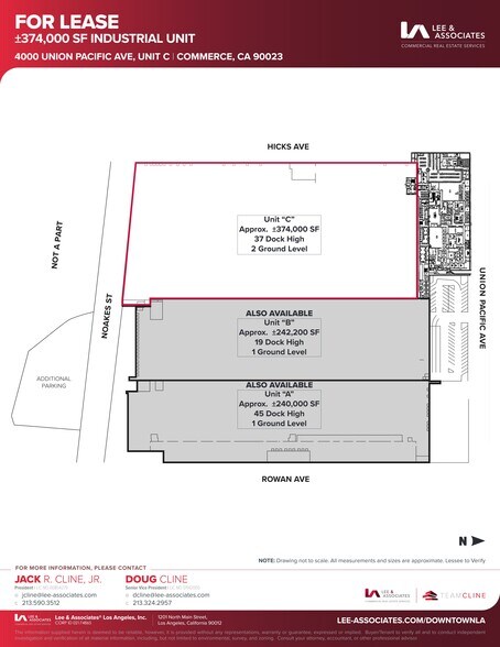 4000 Union Pacific Ave, Commerce, CA for rent - Site Plan - Image 2 of 3