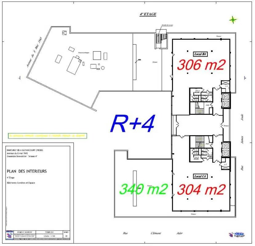 Office in Guyancourt to rent Floor Plan- Image 1 of 5