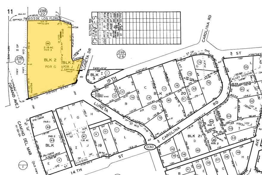 1555 Camino del Mar, Del Mar, CA to rent - Plat Map - Image 2 of 12