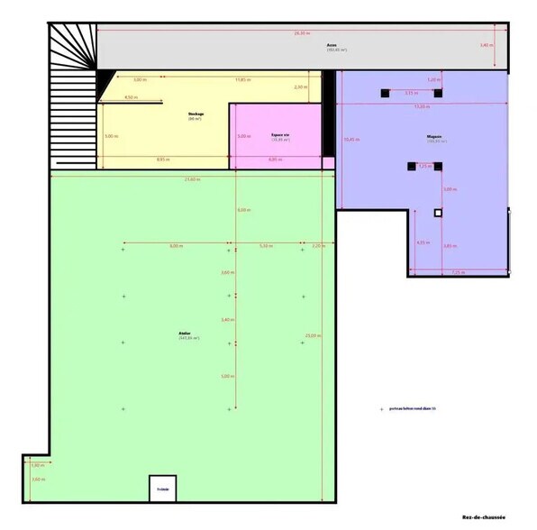Industrial in Nice for sale - Floor Plan - Image 3 of 4