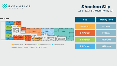 11 S 12th St, Richmond, VA for rent Floor Plan- Image 1 of 4