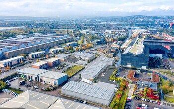 Sheffield Rd, Rotherham, SYK - aerial  map view