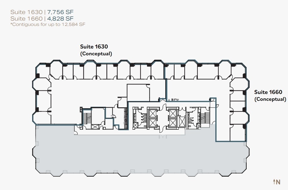 550 W C St, San Diego, CA to rent Floor Plan- Image 1 of 1