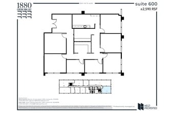 1880 Century Park E, Los Angeles, CA to rent Site Plan- Image 1 of 2
