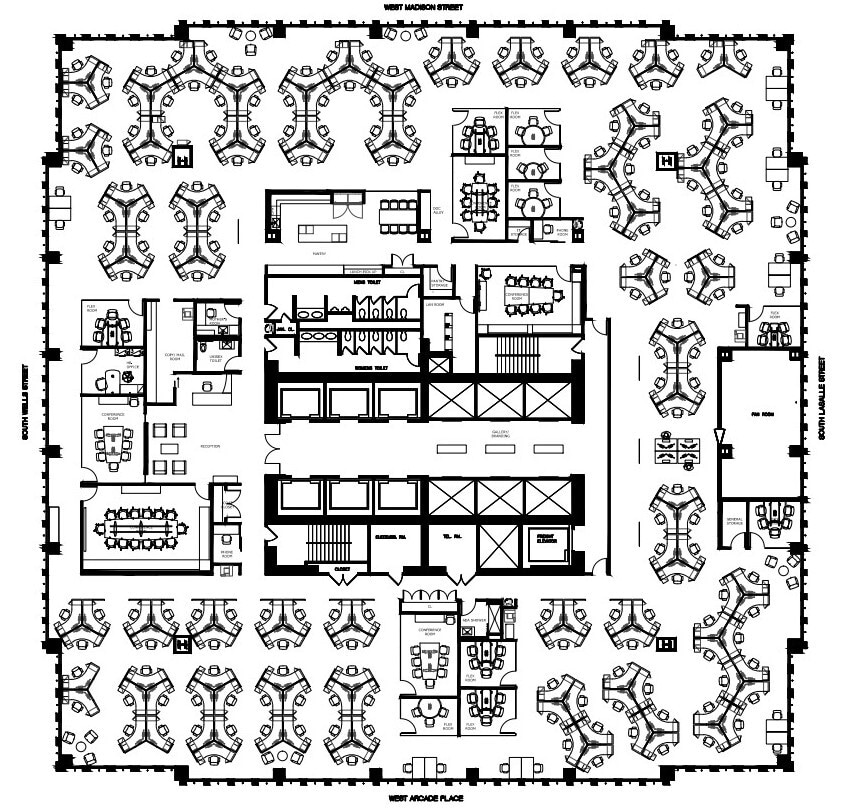181 W Madison St, Chicago, IL to rent Floor Plan- Image 1 of 2