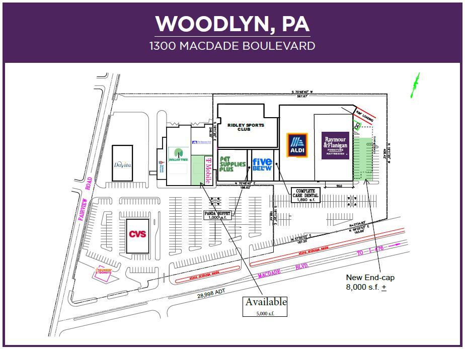 1245 MacDade Blvd, Woodlyn, PA to rent Site Plan- Image 1 of 10