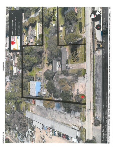 12641 Mcnair St, Houston, TX for sale - Site Plan - Image 2 of 2