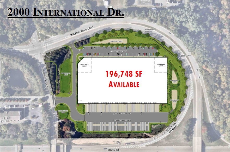 2000 International Dr, Mount Olive, NJ for rent - Site Plan - Image 3 of 3