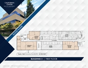 8950 Cal Center Dr, Sacramento, CA to rent Floor Plan- Image 1 of 1