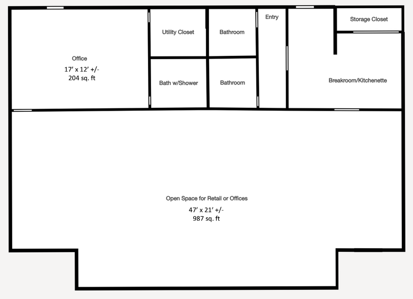 1200 W Gadsden St, Pensacola, FL for rent - Floor Plan - Image 2 of 12